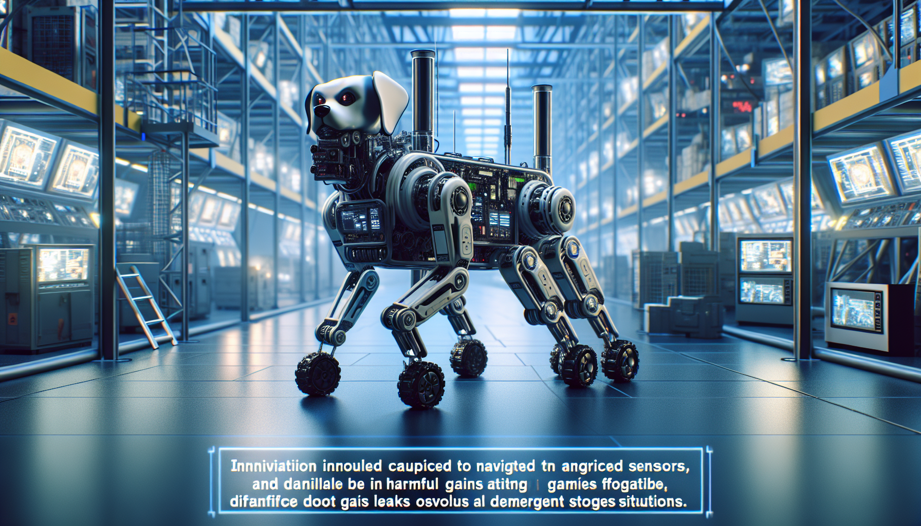 Four-Legged Robot Detects Gas Leaks Safely