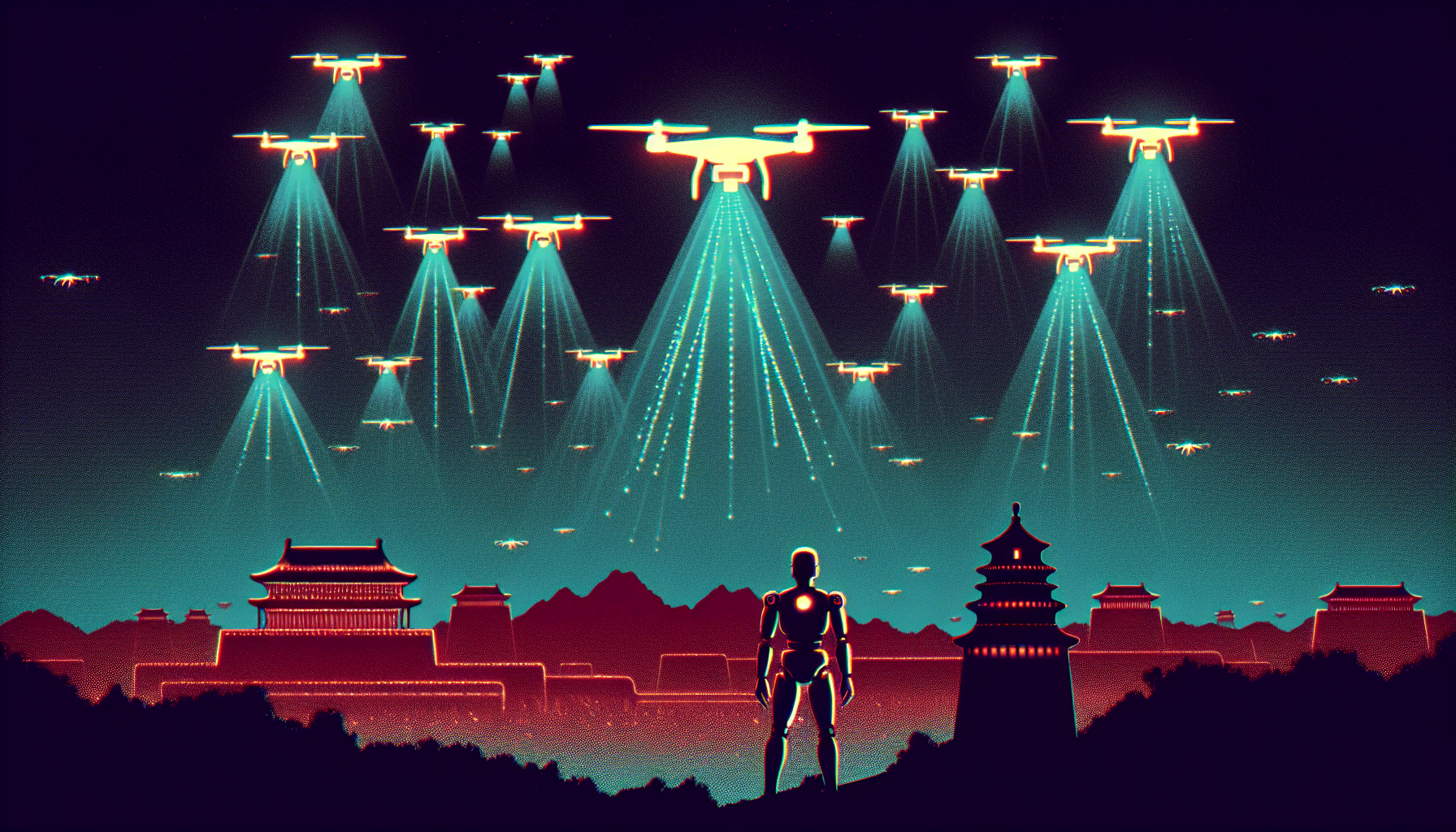 XPENG IRON Robot & Record 16,000 Drone Show